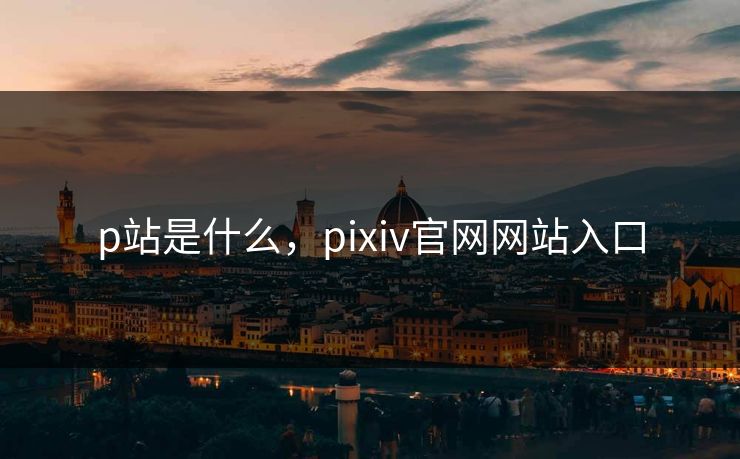 p站是什么，pixiv官网网站入口